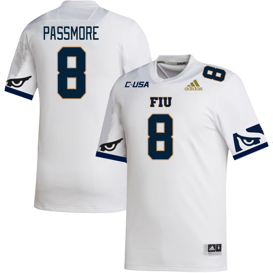Men-Youth #8 Jeramy Passmore Florida International Panthers College Football Jerseys Stitched Sale-W